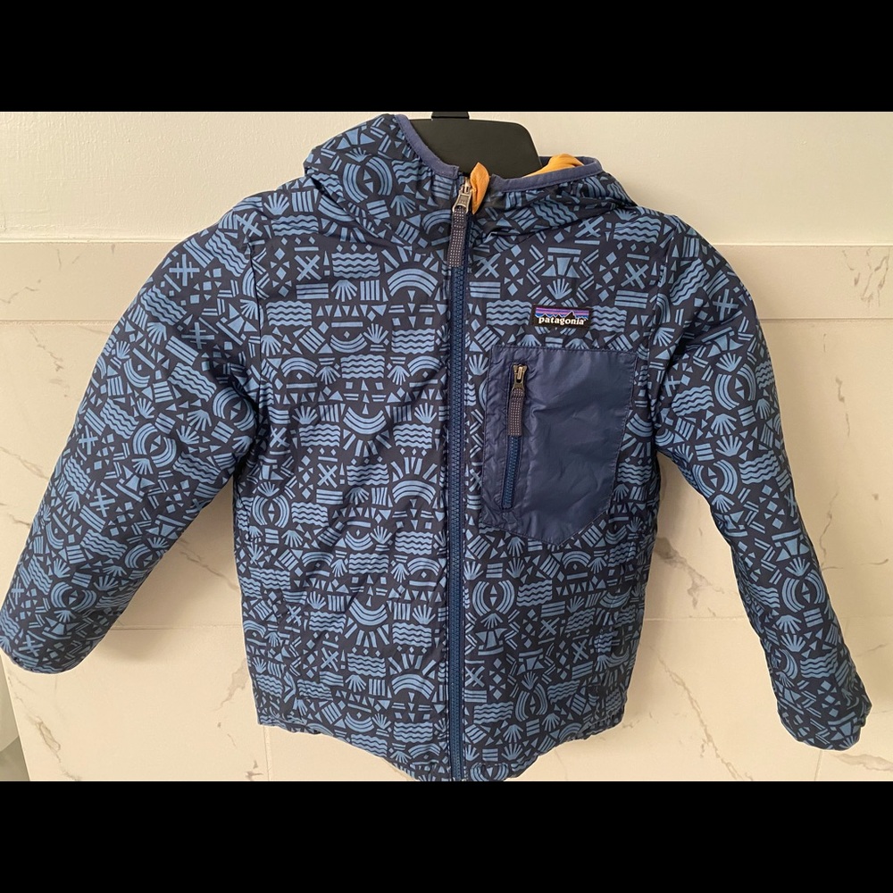 Patagonia Reversible Down Sweater Hoodie - Toddler Boys' 5T